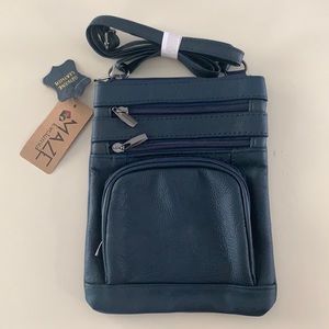 Crossbody leather purse